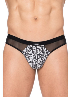 String imprimé noir et blanc New Look - LM2299-02BWH